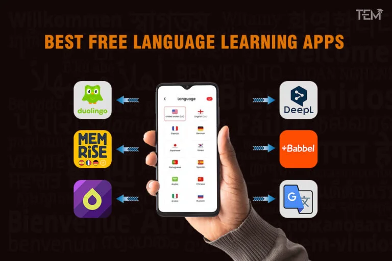 BEST FREE LANGUAGE LEARNING APPS 2025 visual data 3